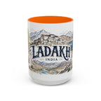 Ladakh Mug, India Travel Souvenir, Bucket List Gift, Accent Ceramic Coffee Mug 11oz 15oz