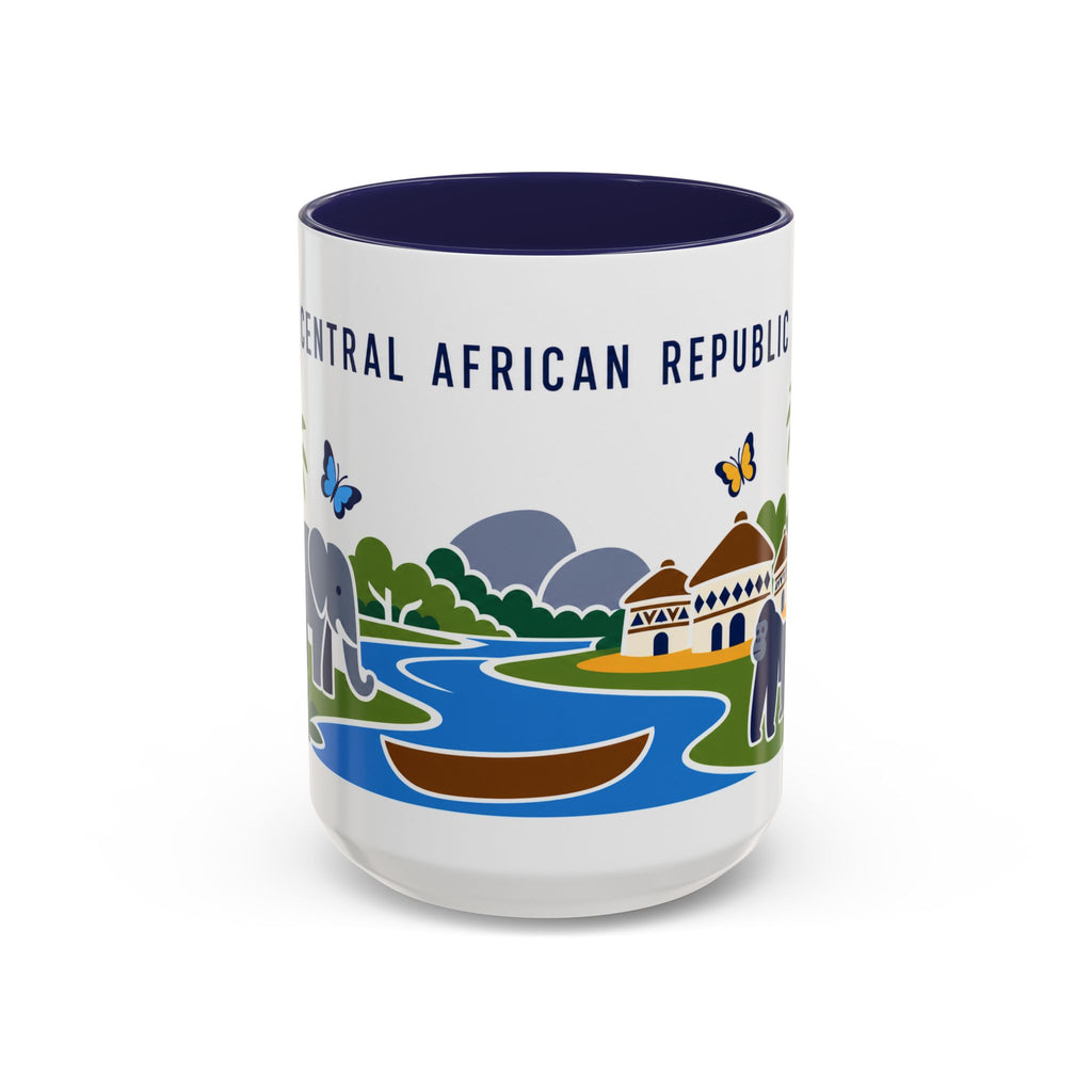 Central African Republic Coffee Mug | Travel Souvenir Accent Mug | Country Gift Ceramic Cup 11oz 15oz