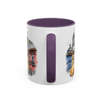 Quito Coffee Mug | Ecuador Travel Souvenir | Vintage Illustrated City Gift | 11 oz 15 oz Accent Mug