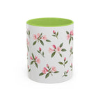 Washington Coast rhododendron Mug, State Flower Floral Coffee Cup, 11oz Botanical Gift