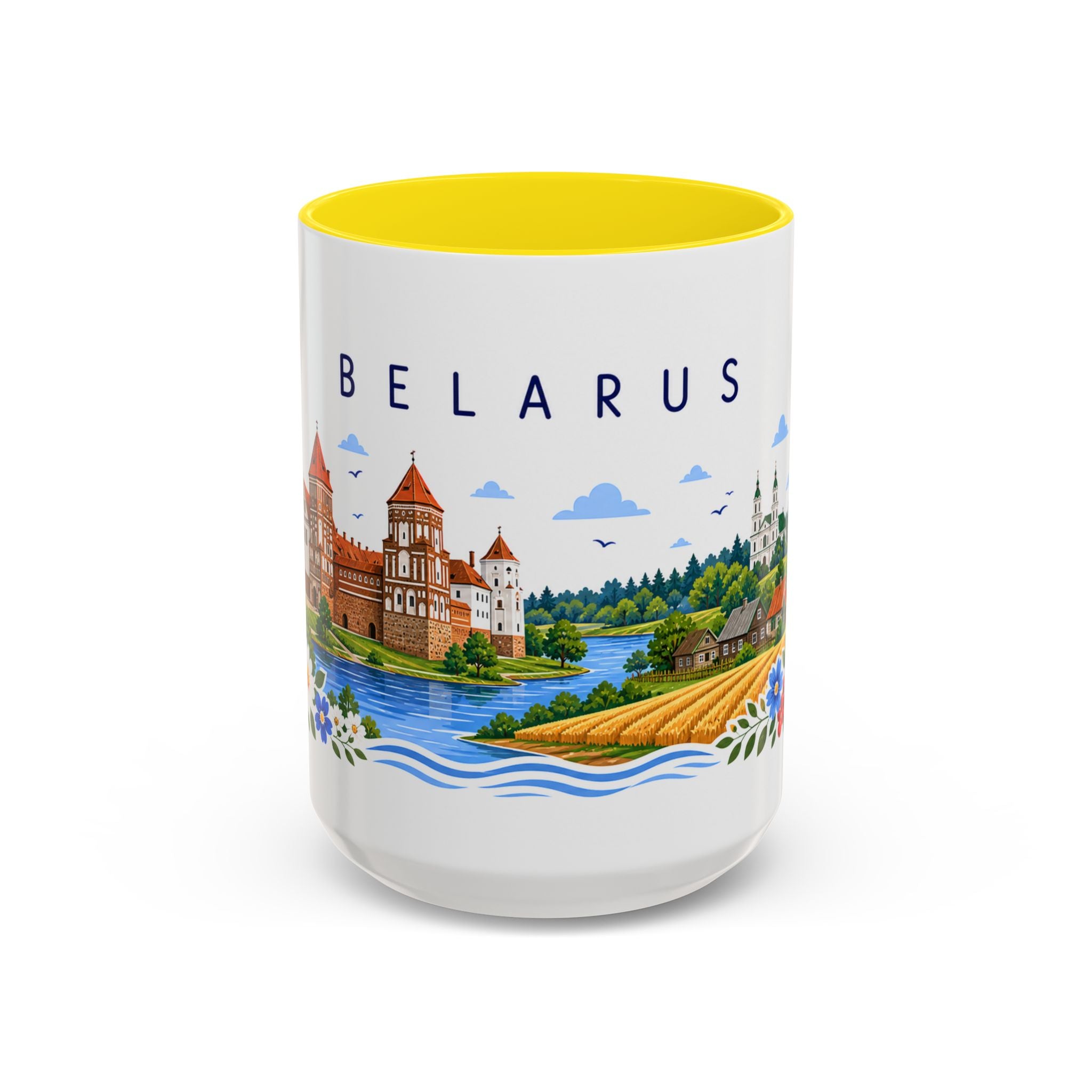Belarus Coffee Mug | Travel Souvenir Accent Mug | Place Gift Ceramic Cup 11oz 15oz