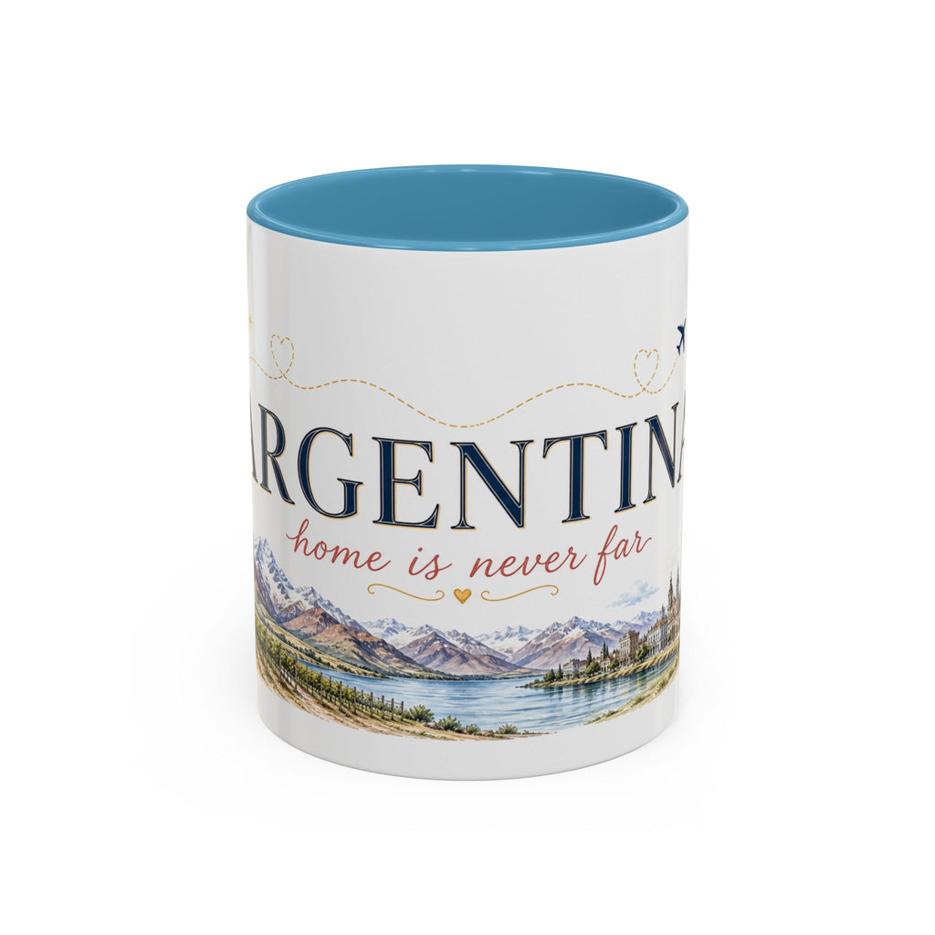 Argentina Home Country Mug | Moving Away Gift | Long Distance Friendship | 11 oz 15 oz Accent Mug