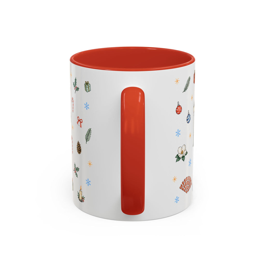 Savannah Christmas Mug | Watercolor City Souvenir, Travel Memories Cup