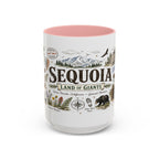 Sequoia Coffee Mug | National Park Hiking California Gift | Accent Color Ceramic 11oz 15oz