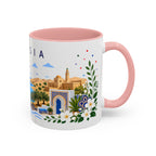 Tunisia Coffee Mug | Travel Souvenir Accent Mug | Place Gift Ceramic Cup 11oz 15oz