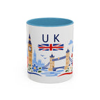United Kingdom Coffee Mug | Travel Souvenir Accent Mug | Country Gift Ceramic Cup 11oz 15oz