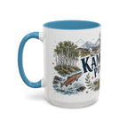 Kamchatka Peninsula Mug, Russia Travel Souvenir, Bucket List Gift, Accent Ceramic Coffee Mug 11oz 15oz