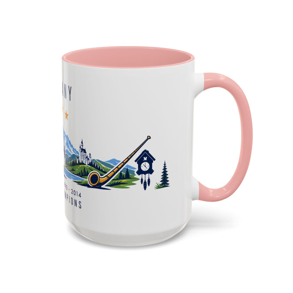 Germany World Champions Mug | Four Time Soccer Champion Gift | German Football Fan Cup | 1954–2014 | 11oz 15oz Accent Mug