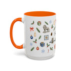 Budapest Christmas Mug | Watercolor City Souvenir | Ceramic Coffee Cup (11oz 15oz)