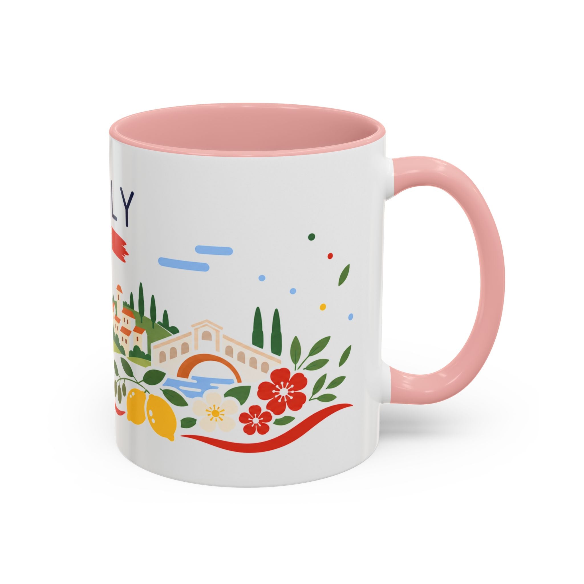 Italy Coffee Mug | Travel Souvenir Accent Mug | Country Gift Ceramic Cup 11oz 15oz