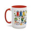 Dublin Travel Mug | European City Souvenir Accent Coffee Mug | 11oz 15oz Ceramic Cup