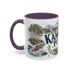 Kamchatka Peninsula Mug, Russia Travel Souvenir, Bucket List Gift, Accent Ceramic Coffee Mug 11oz 15oz