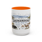 Shenandoah National Park Coffee Mug | Virginia Blue Ridge Hiking Autumn Gift | Accent Color Ceramic 11oz 15oz