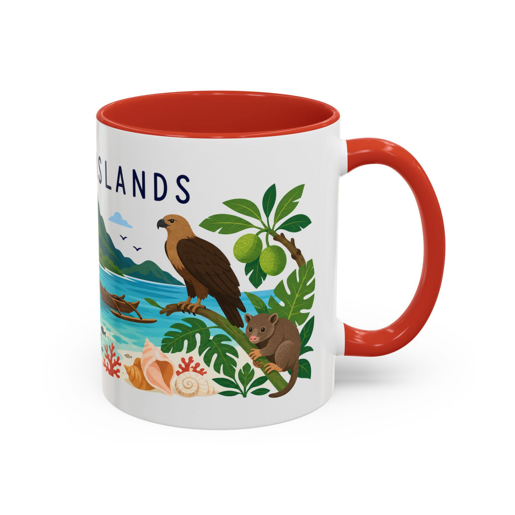 Solomon Islands Coffee Mug | Travel Souvenir Accent Mug | Country Gift Ceramic Cup 11oz 15oz