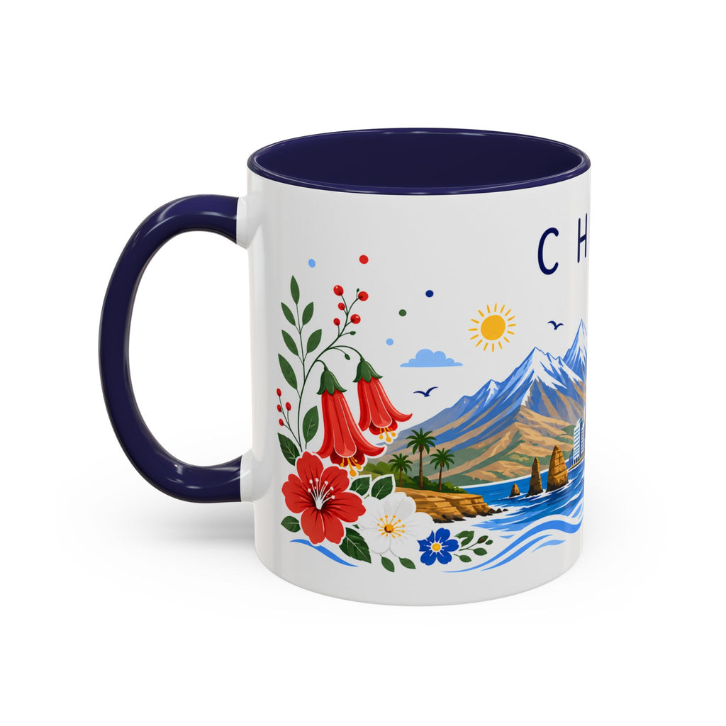 Chile Coffee Mug | Travel Souvenir Accent Mug | Place Gift Ceramic Cup 11oz 15oz