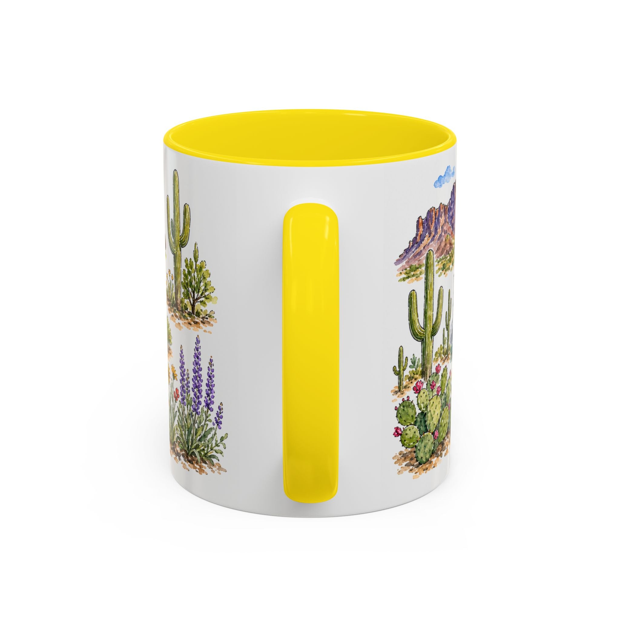 Mesa Illustrated Travel Mug | City Souvenir Accent Coffee Mug | 11oz 15oz Ceramic Cup