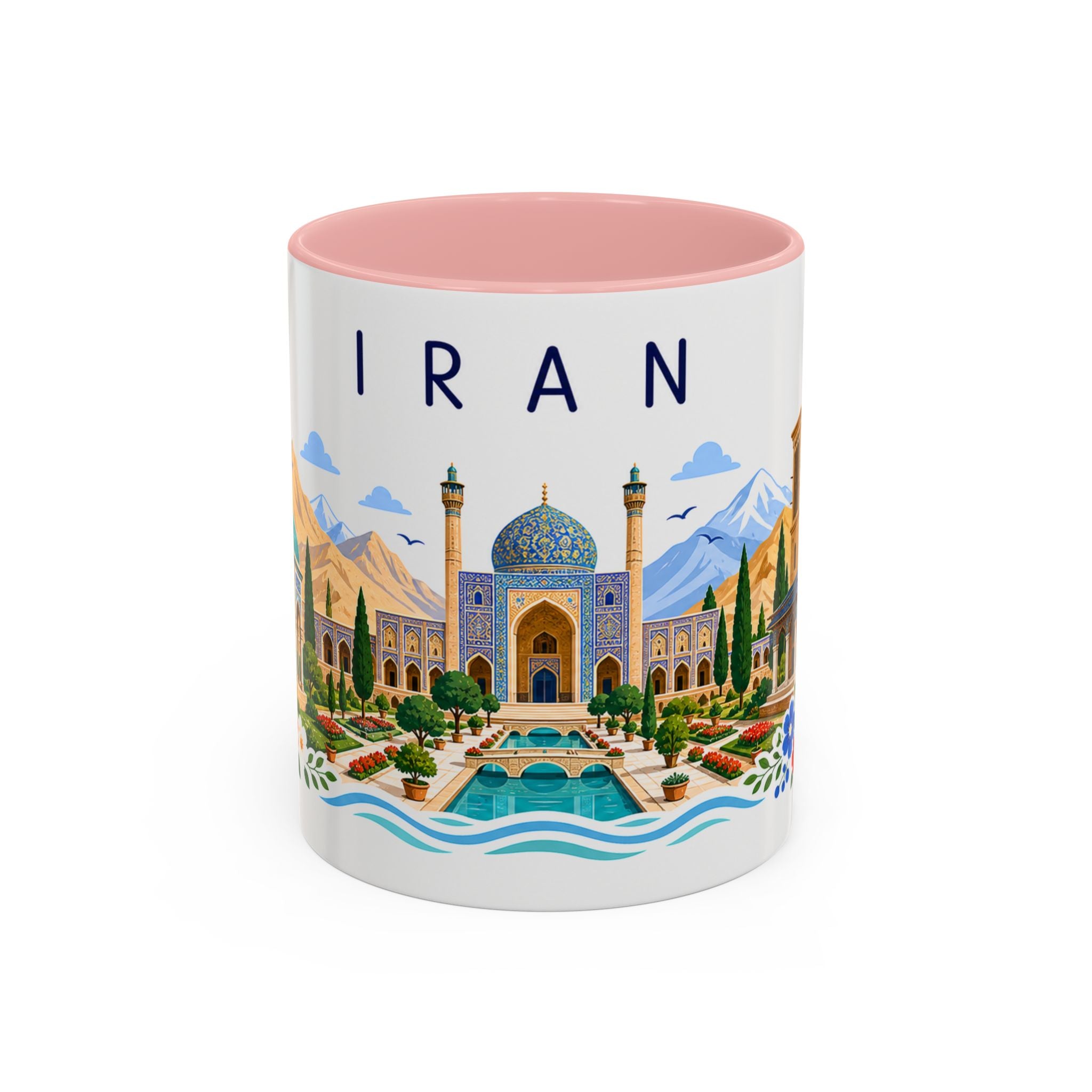 Iran Coffee Mug | Travel Souvenir Accent Mug | Place Gift Ceramic Cup 11oz 15oz