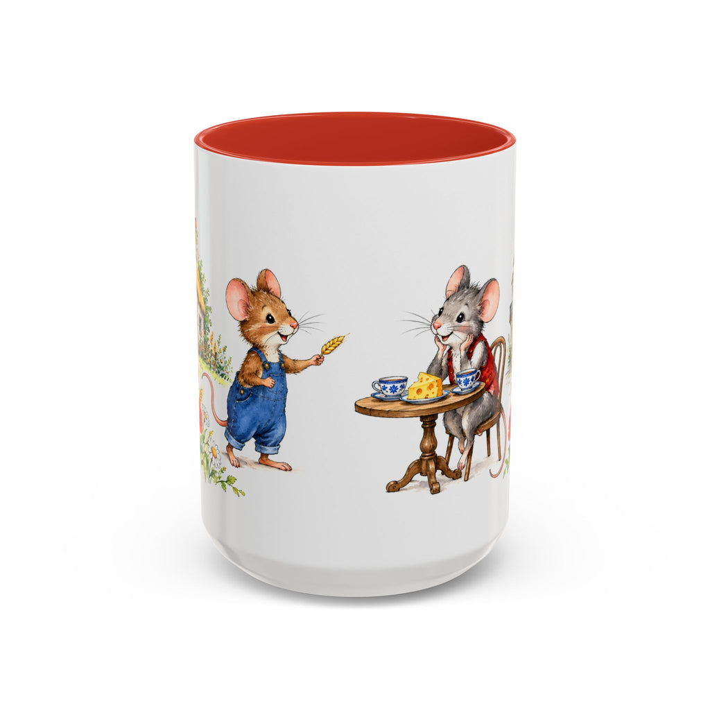 Town Mouse Country Mouse Mug | Storybook Tea Time Ceramic Mug (11oz/15oz)