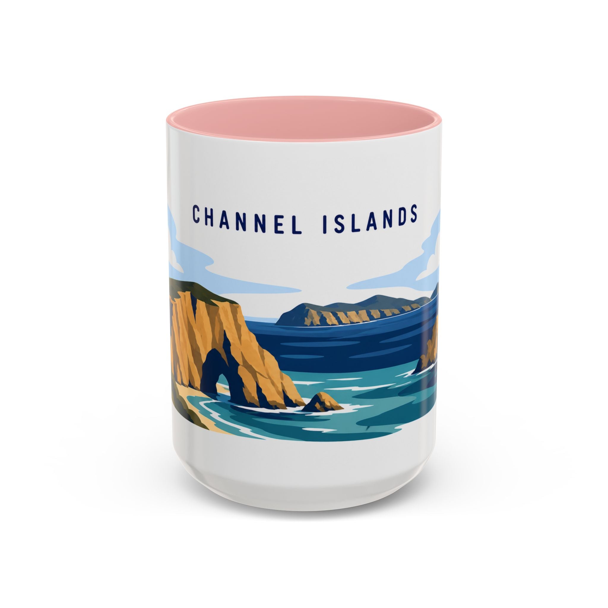 Channel Islands National Park Coffee Mug | Solid Color Block Park Souvenir | 11oz 15oz Accent Mug
