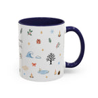 Indiana Dunes National Park Christmas Mug | Watercolor Travel Souvenir | Holiday Gift | Accent Ceramic Coffee Cup 11oz 15oz