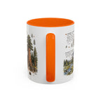 Kings Canyon National Park Coffee Mug | California Sierra Nevada Sequoia Gift | Accent Color Ceramic 11oz 15oz