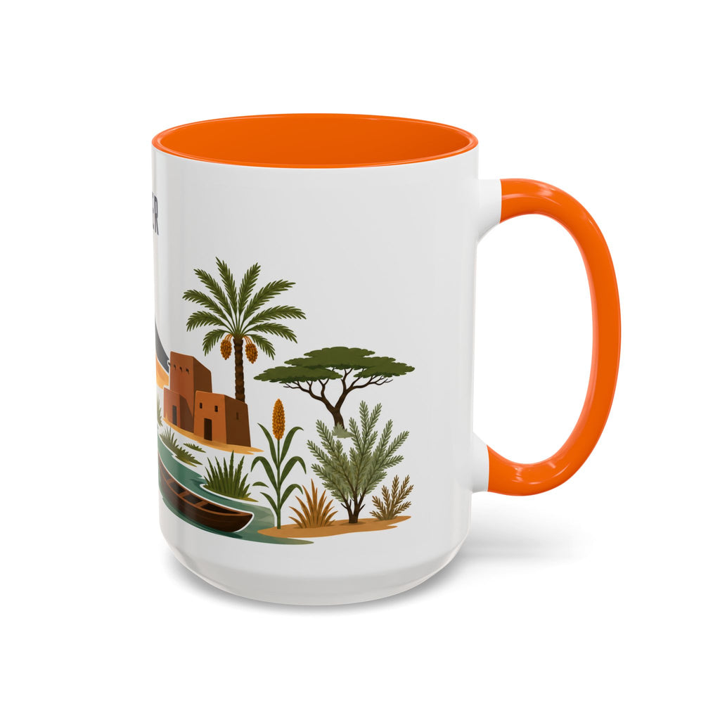 Niger Coffee Mug | Travel Souvenir Accent Mug | Country Gift Ceramic Cup 11oz 15oz