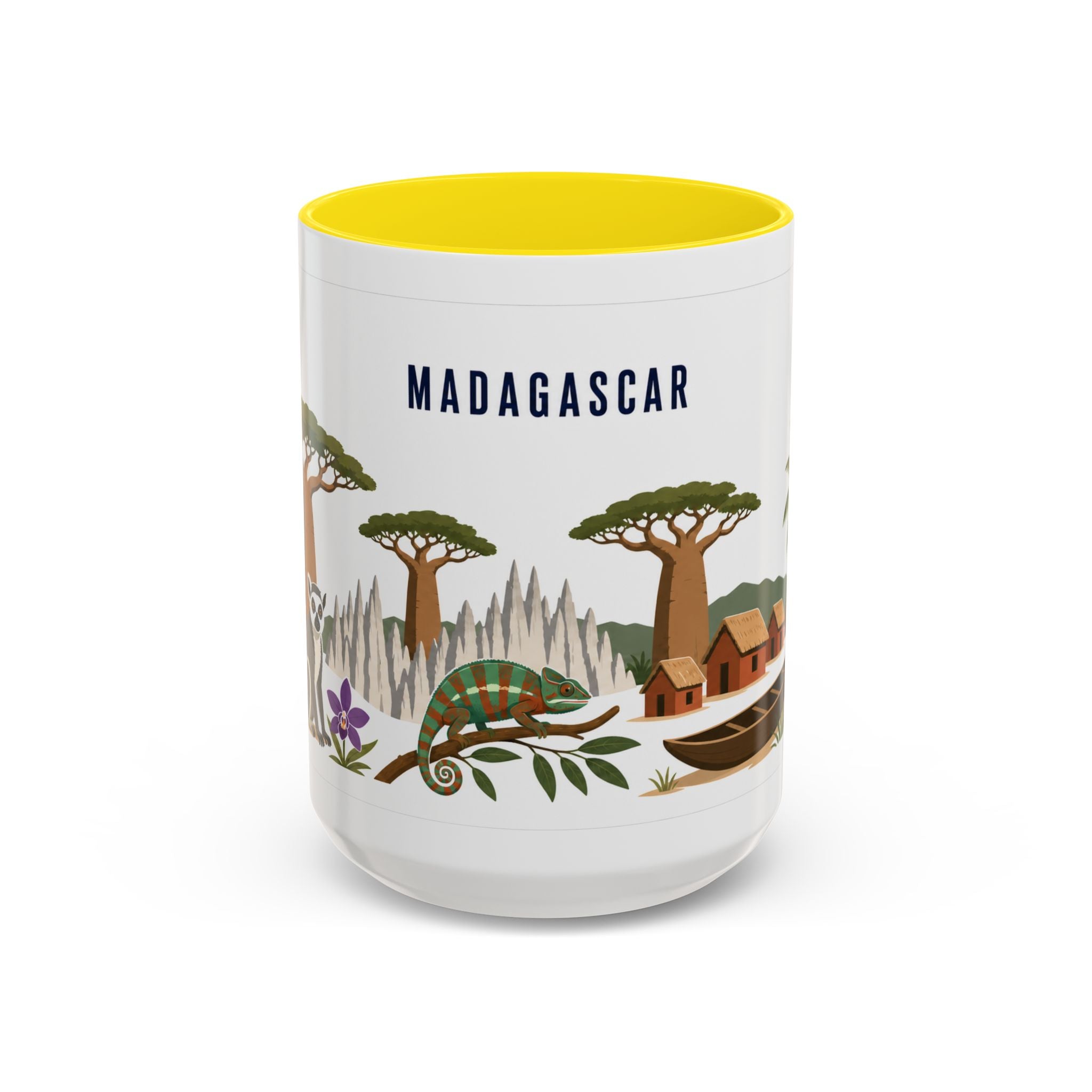 Madagascar Home Country Mug | Moving Away Gift | Long Distance Friendship | 11 oz 15 oz Accent Mug