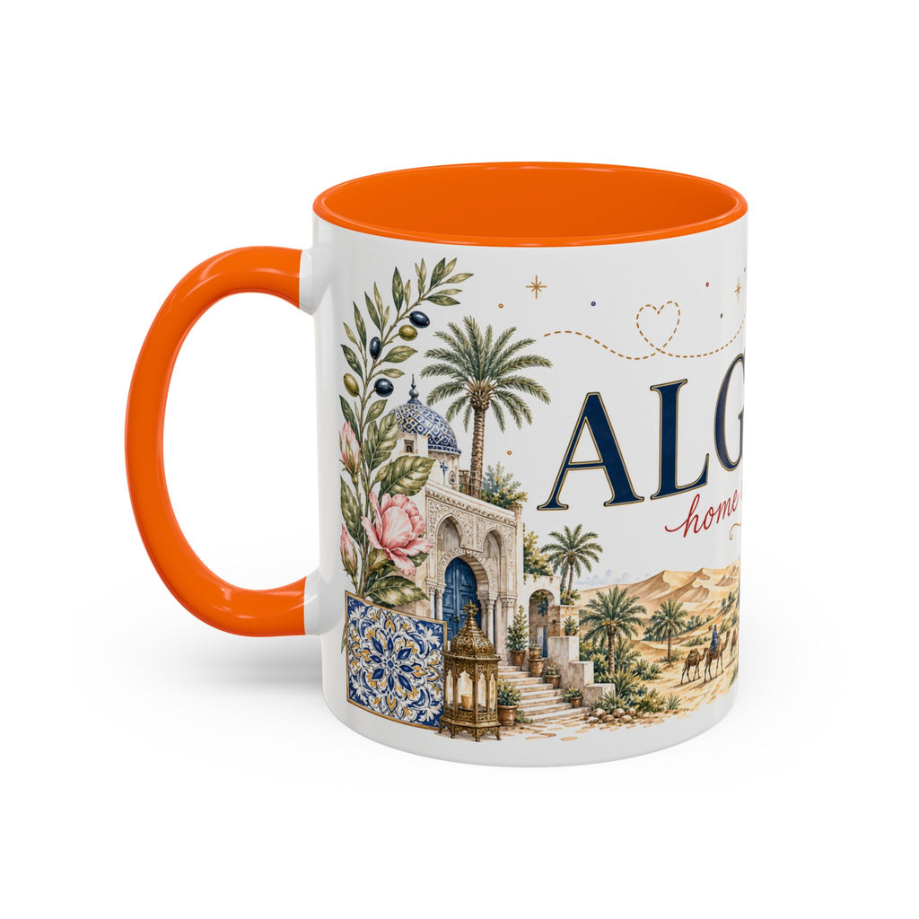 Algeria Home Country Mug | Moving Away Gift | Long Distance Friendship | 11 oz 15 oz Accent Mug