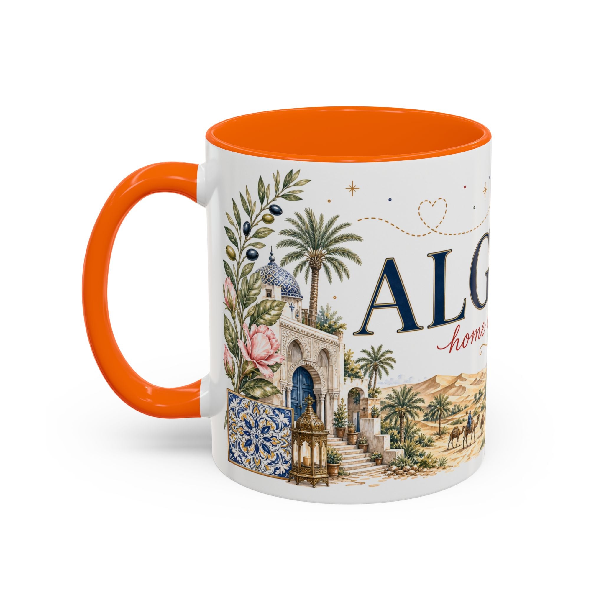Algeria Home Country Mug | Moving Away Gift | Long Distance Friendship | 11 oz 15 oz Accent Mug