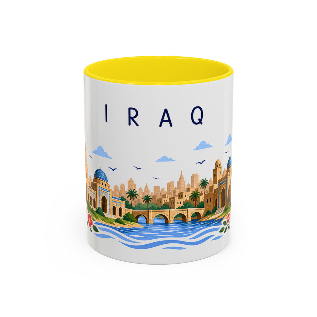 Iraq Coffee Mug | Travel Souvenir Accent Mug | Place Gift Ceramic Cup 11oz 15oz