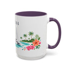 Punta Cana Coffee Mug | Dominican Republic Travel Souvenir | Porcelain Decal City Gift | 11oz 15oz Accent Mug