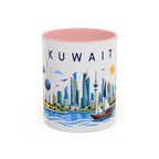 Kuwait Coffee Mug | Travel Souvenir Accent Mug | Place Gift Ceramic Cup 11oz 15oz