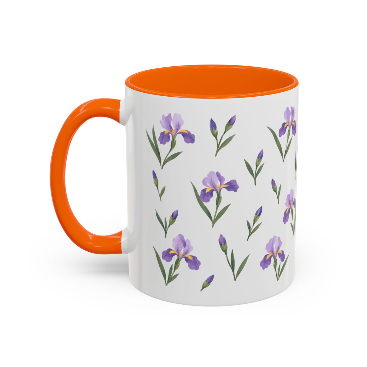 Tennessee Iris Mug, State Flower Floral Coffee Cup, 11oz Botanical Gift