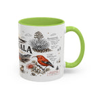 Haleakala National Park Coffee Mug | Hawaii Maui Sunrise Crater Gift | Accent Color Ceramic 11oz 15oz