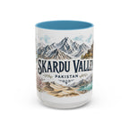 Skardu Valley Mug, Pakistan Travel Souvenir, Bucket List Gift, Accent Ceramic Coffee Mug 11oz 15oz