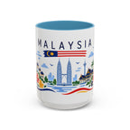Malaysia Coffee Mug | Travel Souvenir Accent Mug | Country Gift Ceramic Cup 11oz 15oz