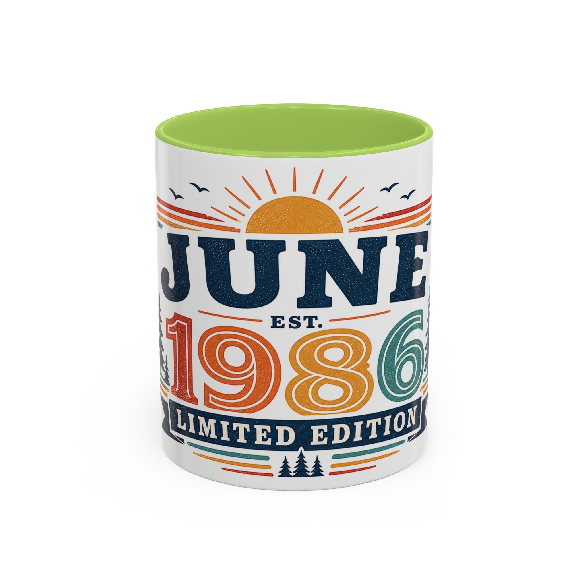 Custom Retro Birthday Mug | Personalized Month Year Gift (11oz 15oz)