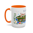 Slovakia Coffee Mug | Travel Souvenir Accent Mug | Place Gift Ceramic Cup 11oz 15oz