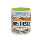 Gobi Desert Mug, Mongolia Travel Souvenir, Bucket List Gift, Accent Ceramic Coffee Mug 11oz 15oz