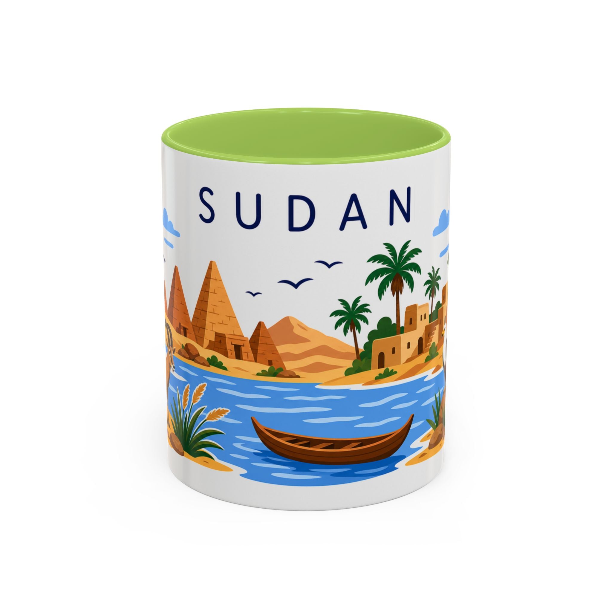 Sudan Home Country Mug | Moving Away Gift | Long Distance Friendship | 11 oz 15 oz Accent Mug