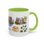 Richmond Illustrated Travel Mug | City Souvenir Accent Coffee Mug | 11oz 15oz Ceramic Cup