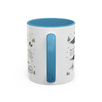 Crater Lake National Park Coffee Mug | Oregon Volcano Blue Lake Hiking Gift | Accent Color Ceramic 11oz 15oz