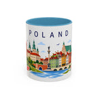 Poland Coffee Mug | Travel Souvenir Accent Mug | Place Gift Ceramic Cup 11oz 15oz