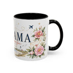 Alabama State Map Mug | Coastal Scenery, Botanical Accents, Homesick Gift