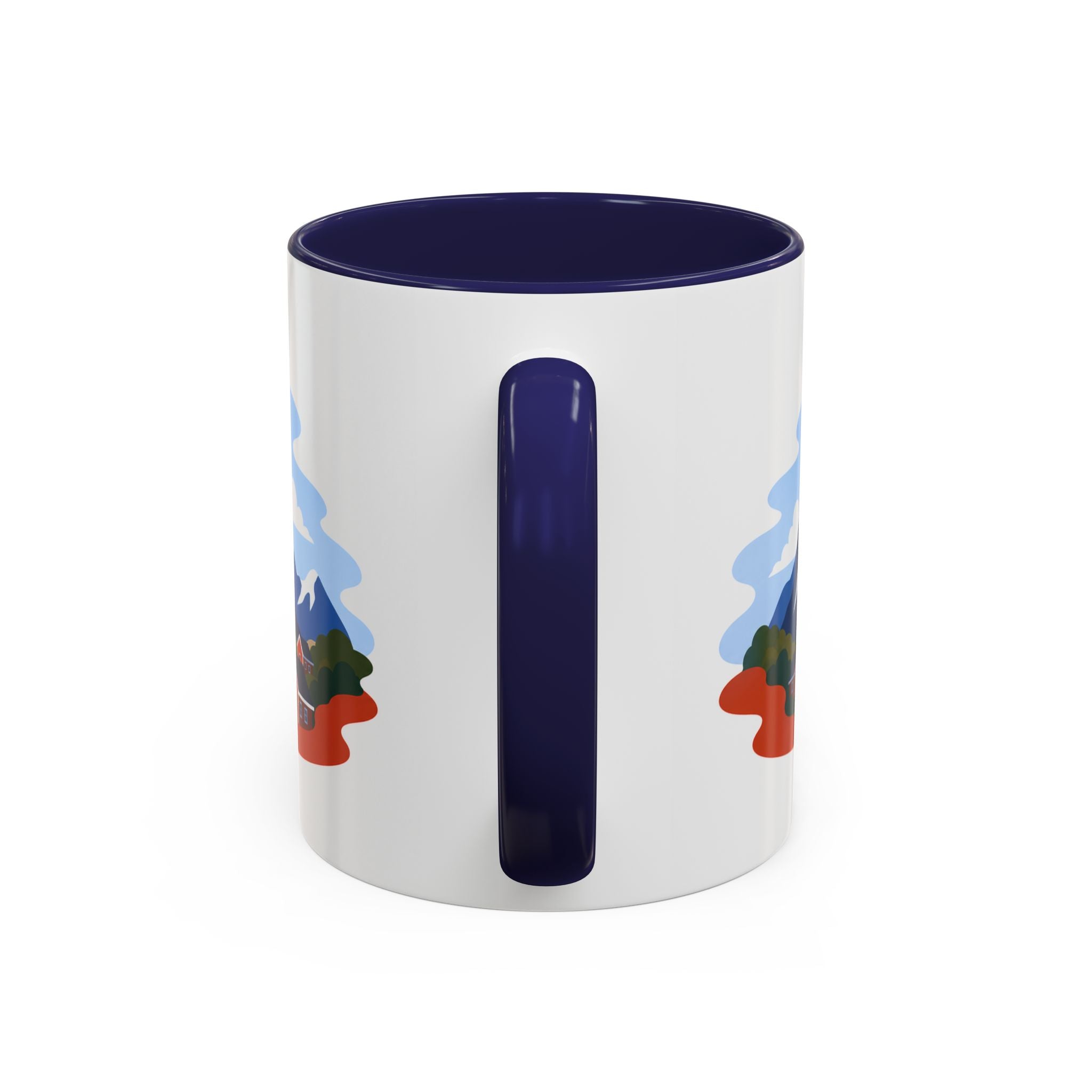 Lofoten Islands Coffee Mug | Travel Destination Souvenir Gift | Accent Color Ceramic 11oz 15oz