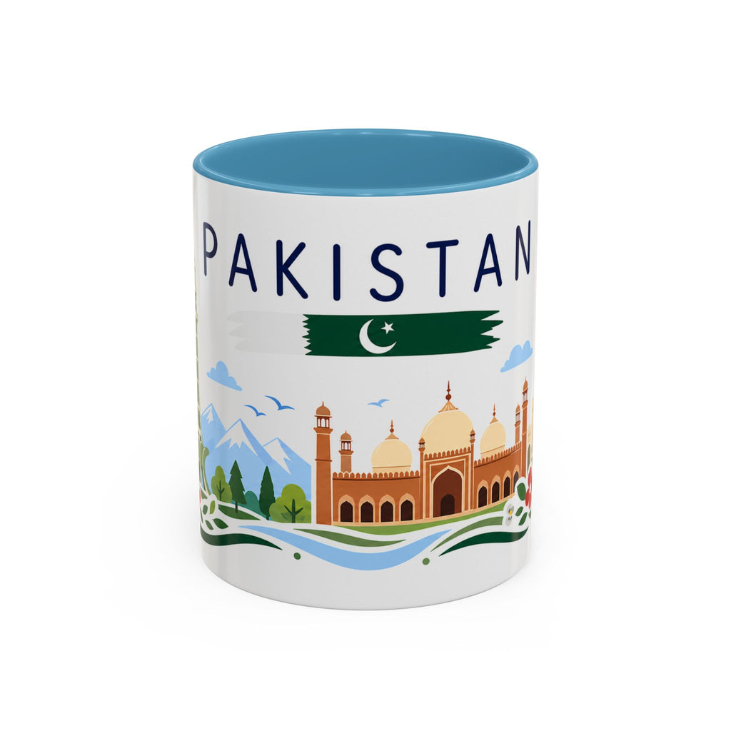 Pakistan Coffee Mug | Travel Souvenir Accent Mug | Country Gift Ceramic Cup 11oz 15oz