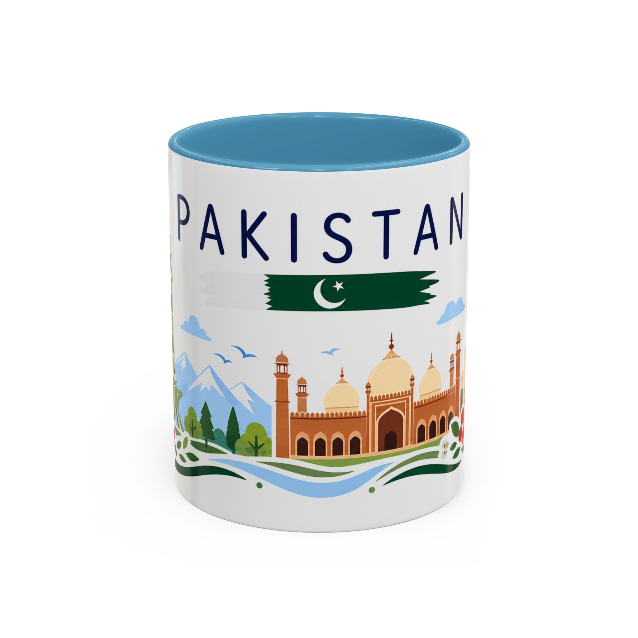 Pakistan Coffee Mug | Travel Souvenir Accent Mug | Country Gift Ceramic Cup 11oz 15oz