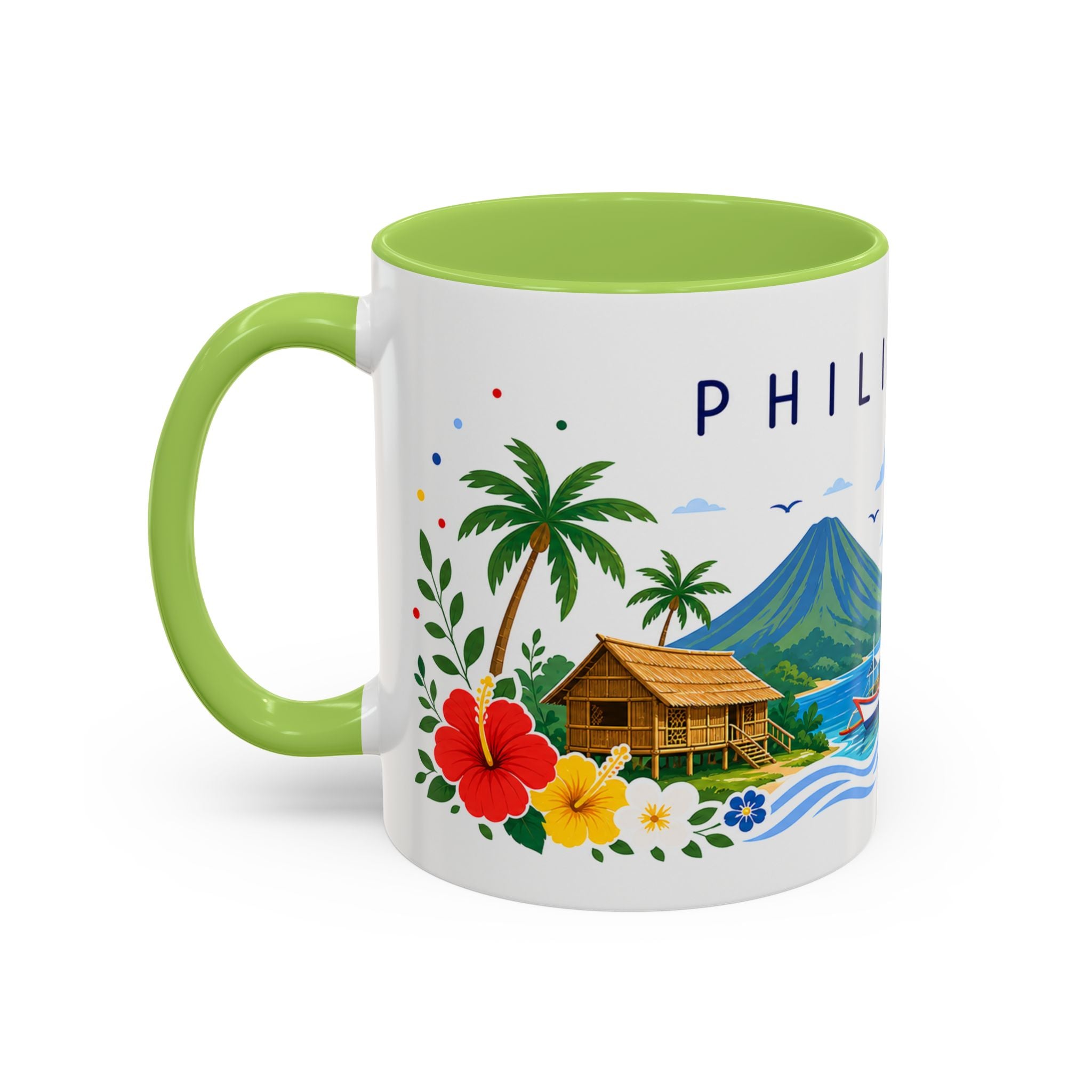 Philippines Coffee Mug | Travel Souvenir Accent Mug | Place Gift Ceramic Cup 11oz 15oz