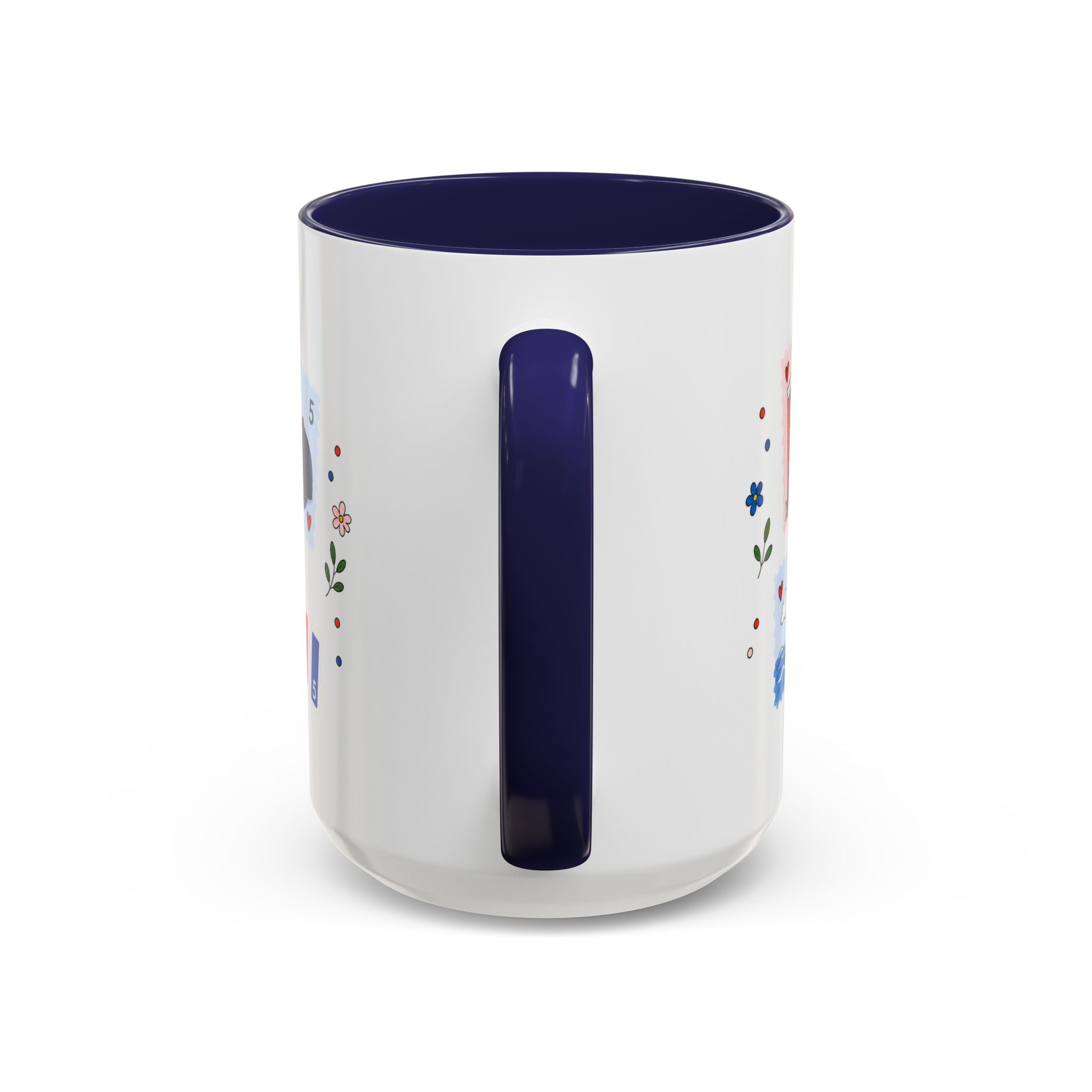 Boston Coffee Mug | Postage Stamp Collage Mug | Travel Souvenir Accent Cup 11oz 15oz