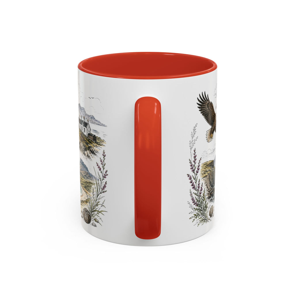 Isle of Mull Mug, Scotland Travel Souvenir, Bucket List Gift, Accent Ceramic Coffee Mug 11oz 15oz